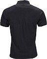 Mens elastic pique polo James Nicholson, black, M
