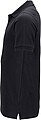 Mens elastic pique polo James Nicholson, black, M