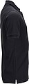 Mens elastic pique polo James Nicholson, black, M