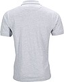 Mens elastic pique polo James Nicholson, grey melange, M