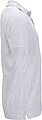 Mens elastic pique polo James Nicholson, grey melange, S