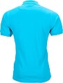 Mens elastic pique polo James Nicholson, turquise, S