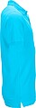 Mens elastic pique polo James Nicholson, turquise, S