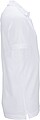 Mens elastic pique polo James Nicholson, white, M
