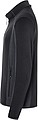 Mens fleece jacket JAMES & NICHOLSON, black/carbon, L