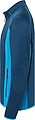 Mens fleece jacket JAMES & NICHOLSON, navy/bright blue, L