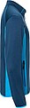 Mens fleece jacket JAMES & NICHOLSON, navy/bright blue, L