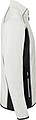 Mens fleece jacket JAMES & NICHOLSON, off white/carbon, L
