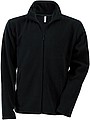 Mens microfleece sweatshirt KARIBAN, black, S