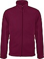 Mens microfleece sweatshirt KARIBAN, burgundy, L