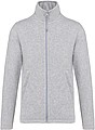 Mens microfleece sweatshirt KARIBAN, grey, S