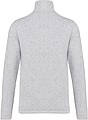 Mens microfleece sweatshirt KARIBAN, grey, S