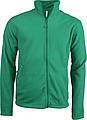 Mens microfleece sweatshirt KARIBAN, kelly green, S