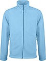 Mens microfleece sweatshirt KARIBAN, light blue, S