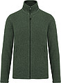 Mens microfleece sweatshirt KARIBAN, light brown, S