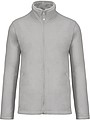 Mens microfleece sweatshirt KARIBAN, light grey, S