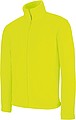 Mens microfleece sweatshirt KARIBAN, neon yellow, L