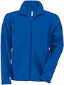Mens microfleece sweatshirt KARIBAN, royal blue, S