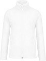 Mens microfleece sweatshirt KARIBAN, white, L