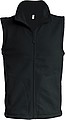 Mens microfleece vest KARIBAN, black, S