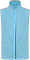 Mens microfleece vest KARIBAN, blue melange, S