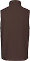 Mens microfleece vest KARIBAN, brown, S