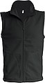 Mens microfleece vest KARIBAN, dark grey, S