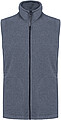 Mens microfleece vest KARIBAN, dark navy, S