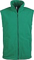Mens microfleece vest KARIBAN, green, S