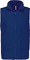 Mens microfleece vest KARIBAN, indigo blue, S