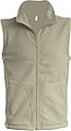 Mens microfleece vest KARIBAN, light brown, S