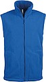 Mens microfleece vest KARIBAN, royal blue, S