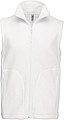 Mens microfleece vest KARIBAN, white, S