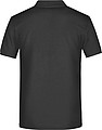 Mens Piqué Polo, black, S