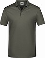 Mens Piqué Polo, brown, S