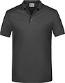 Mens Piqué Polo, dark grey, S