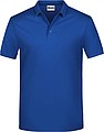 Mens Piqué Polo, dark royal, S