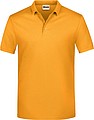 Mens Piqué Polo, gold yellow, S