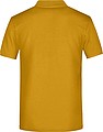 Mens Piqué Polo, gold yellow, S