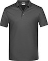 Mens Piqué Polo, graphite, S