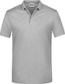 Mens Piqué Polo, grey heather, L
