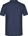 Mens Piqué Polo, navy, S