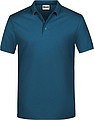 Mens Piqué Polo, petrol, S