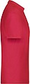 Mens Piqué Polo, red, S