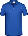 Mens Piqué Polo, royal, S