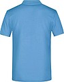 Mens Piqué Polo, sky blue, S