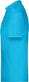 Mens Piqué Polo, turquoise, S