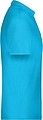 Mens Piqué Polo, turquoise, S