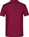 Mens Piqué Polo, wine, S