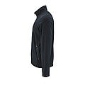 MENS PLAIN FLEECE JACKET NORMAN MEN, BLACK, 5XL